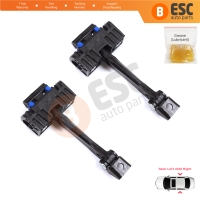 2 Pieces Rear Door Stop Check Assy Limiter Strap for BMW 3 Series E90 E91 2004-2012 51227176808