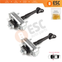 2 Pieces Front Door Stop Check Assy Limiter Strap for Toyota Sequoia MK2 XK60 2008-2022 Tundra MK2 XK50 2007-2021 4-Door 68620-0C023