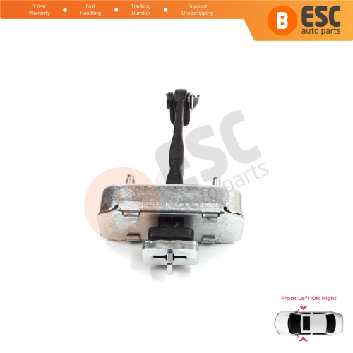 Front Door Stop Check Assy Limiter Strap for Toyota Sequoia MK2 XK60 2008-2022 Tundra MK2 XK50 2007-2021 4-Door 68620-0C023