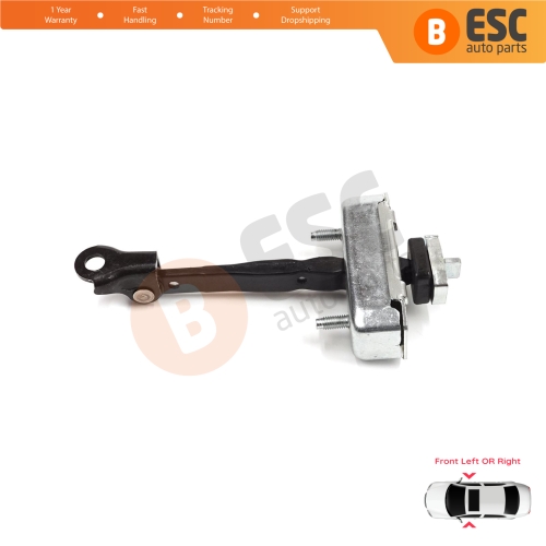 Front Door Stop Check Assy Limiter Strap for Toyota Sequoia MK2 XK60 2008-2022 Tundra MK2 XK50 2007-2021 4-Door 68620-0C023