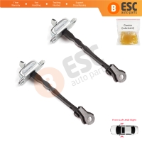 2 Pieces Front Door Stop Check Assy Limiter Strap for Toyota Corolla E21 E210 2019-On 4/5 Door 6861002350