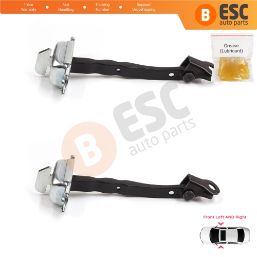 2 Pieces Front Door Stop Check Assy Limiter Strap for Toyota Corolla E21 E210 2019-On 4/5 Door 6861002350
