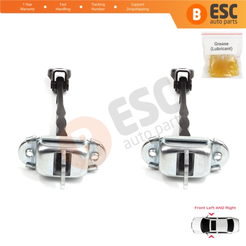 2 Pieces Front Door Stop Check Assy Limiter Strap for Toyota Corolla E21 E210 2019-On 4/5 Door 6861002350