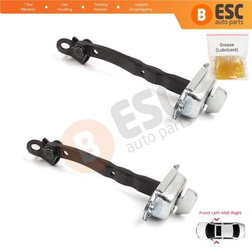 2 Pieces Front Door Stop Check Assy Limiter Strap for Toyota Corolla E21 E210 2019-On 4/5 Door 6861002350