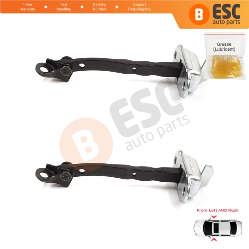 2 Pieces Front Door Stop Check Assy Limiter Strap for Toyota Corolla E21 E210 2019-On 4/5 Door 6861002350