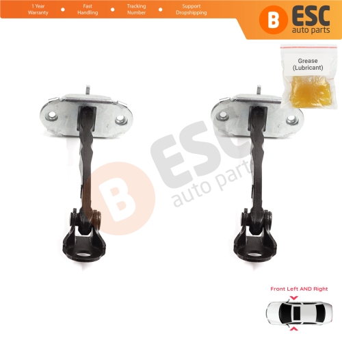 2 Pieces Front Door Stop Check Assy Limiter Strap for Toyota Corolla E21 E210 2019-On 4/5 Door 6861002350