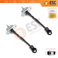 2 Pieces Front Door Stop Check Assy Limiter Strap for Toyota RAV4 MK5 XA50 A5 H5 2018-2025 6861042060