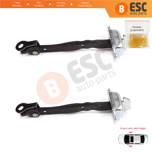 2 Pieces Front Door Stop Check Assy Limiter Strap for Toyota RAV4 MK5 XA50 A5 H5 2018-2025 6861042060