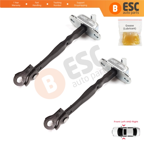 2 Pieces Front Door Stop Check Assy Limiter Strap for Toyota RAV4 MK5 XA50 A5 H5 2018-2025 6861042060