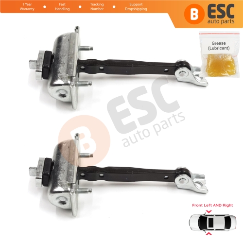 2 Pieces Front Door Stop Check Assy Limiter Strap for Vauxhall Opel Insignia B Z18 2017-On Buick Regal MK6 2018–2020 39089087
