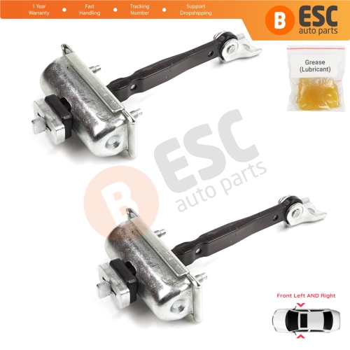 2 Pieces Front Door Stop Check Assy Limiter Strap for Vauxhall Opel Insignia B Z18 2017-On Buick Regal MK6 2018–2020 39089087