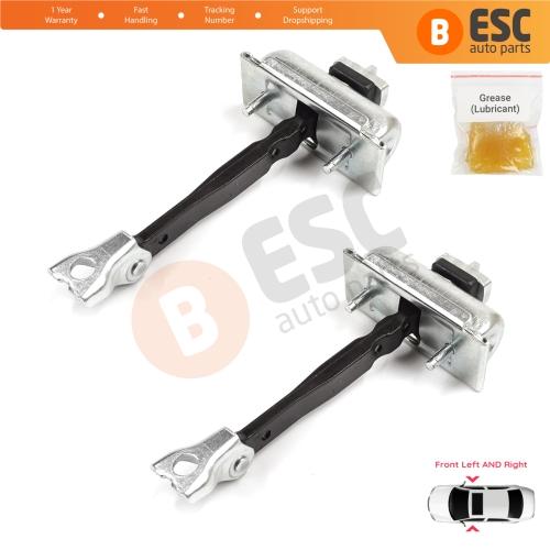 2 Pieces Front Door Stop Check Assy Limiter Strap for Vauxhall Opel Insignia B Z18 2017-On Buick Regal MK6 2018–2020 39089087
