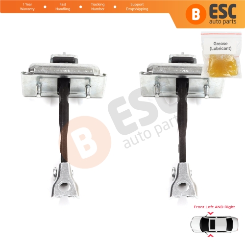 2 Pieces Front Door Stop Check Assy Limiter Strap for Vauxhall Opel Insignia B Z18 2017-On Buick Regal MK6 2018–2020 39089087