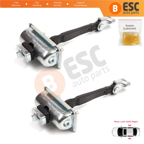 2 Pieces Rear Door Stop Check Assy Limiter Strap for Vauxhall Opel Insignia B Z18 2017-On Buick Regal MK6 	2018-2020 39089088