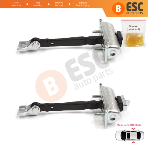 2 Pieces Rear Door Stop Check Assy Limiter Strap for Vauxhall Opel Insignia B Z18 2017-On Buick Regal MK6 	2018-2020 39089088