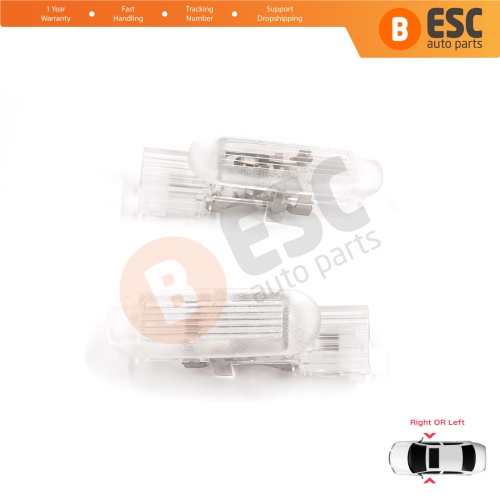 2 Pieces Door Lighting Courtesy Lamp for Renault Clio MK3 Megane MK2 3 Scenic MK2 3 Fluence L3 8200120715