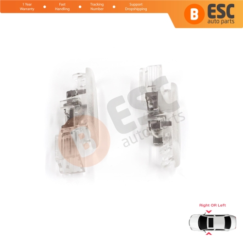 2 Pieces Door Lighting Courtesy Lamp for Renault Clio MK3 Megane MK2 3 Scenic MK2 3 Fluence L3 8200120715