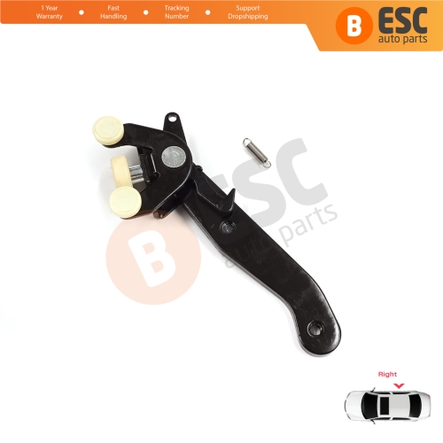 Right Side Rear Sliding Door Lower Roller Guide Hinge for VW Transporter T5 T6 Caravelle Multivan 2003-2024 7H0843398