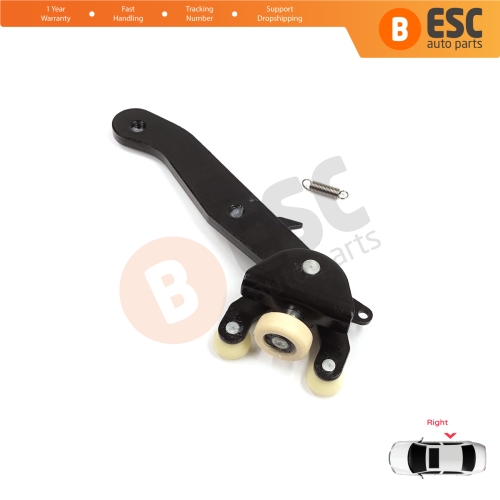 Right Side Rear Sliding Door Lower Roller Guide Hinge for VW Transporter T5 T6 Caravelle Multivan 2003-2024 7H0843398