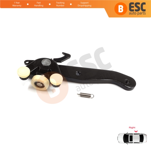 Right Side Rear Sliding Door Lower Roller Guide Hinge for VW Transporter T5 T6 Caravelle Multivan 2003-2024 7H0843398