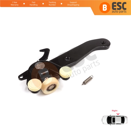 Right Side Rear Sliding Door Lower Roller Guide Hinge for VW Transporter T5 T6 Caravelle Multivan 2003-2024 7H0843398