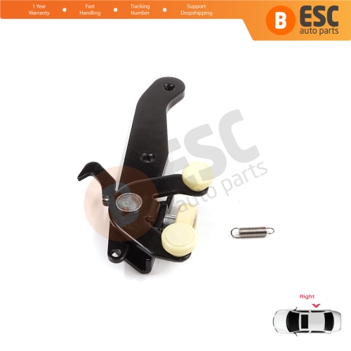 Right Side Rear Sliding Door Lower Roller Guide Hinge for VW Transporter T5 T6 Caravelle Multivan 2003-2024 7H0843398