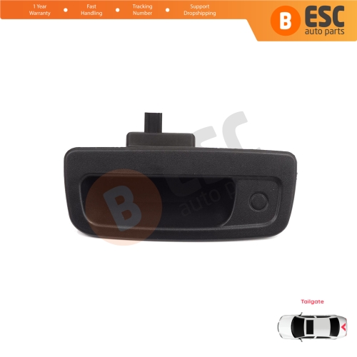 Rear Tailgate Exterior Door Opener Handle Black for Renault Kangoo MK2 Express FW Be Bop KW Mercedes Citan W415 8200497807