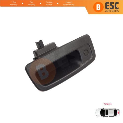 Rear Tailgate Exterior Door Opener Handle Black for Renault Kangoo MK2 Express FW Be Bop KW Mercedes Citan W415 8200497807
