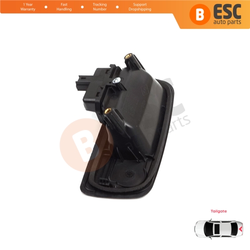 Rear Tailgate Exterior Door Opener Handle Black for Renault Kangoo MK2 Express FW Be Bop KW Mercedes Citan W415 8200497807
