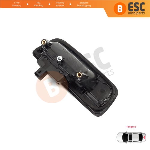 Rear Tailgate Exterior Door Opener Handle Black for Renault Kangoo MK2 Express FW Be Bop KW Mercedes Citan W415 8200497807