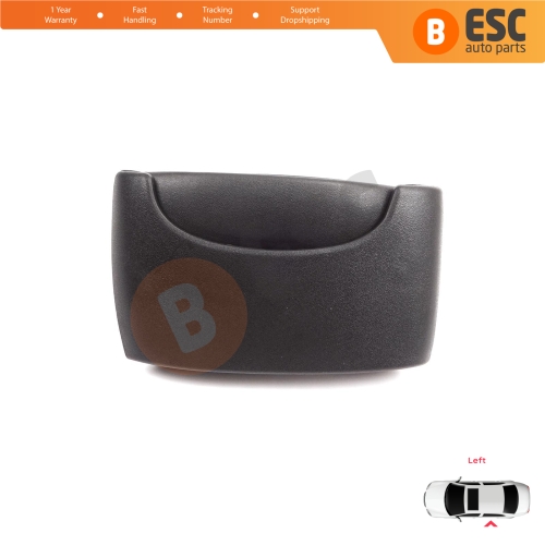 Left Side Sliding Door Exterior Opener Handle Black for Renault Kangoo KC Express FC Nissan Kubistar MK1 X76 8200107371