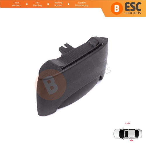 Left Side Sliding Door Exterior Opener Handle Black for Renault Kangoo KC Express FC Nissan Kubistar MK1 X76 8200107371