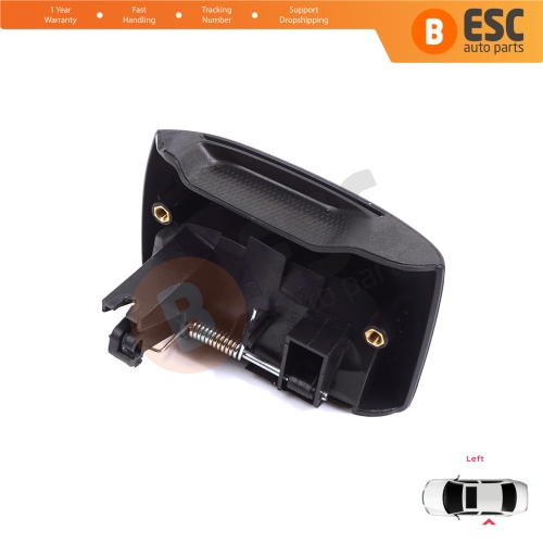 Left Side Sliding Door Exterior Opener Handle Black for Renault Kangoo KC Express FC Nissan Kubistar MK1 X76 8200107371