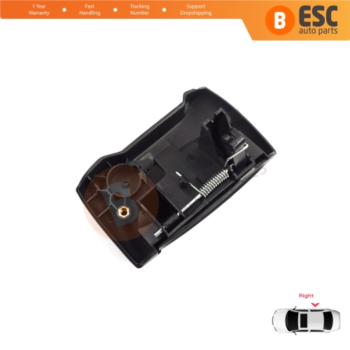 Right Side Sliding Door Exterior Opener Handle Black for Renault Kangoo KC Express FC Nissan Kubistar MK1 X76 8200107372