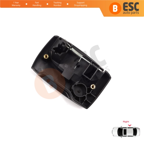 Right Side Sliding Door Exterior Opener Handle Black for Renault Kangoo KC Express FC Nissan Kubistar MK1 X76 8200107372