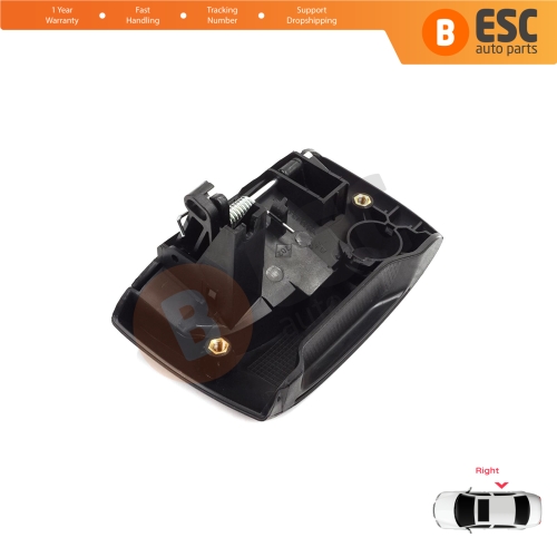 Right Side Sliding Door Exterior Opener Handle Black for Renault Kangoo KC Express FC Nissan Kubistar MK1 X76 8200107372