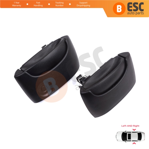 Left Right Side Sliding Door Exterior Opener Handle Black for Renault Kangoo KC Express FC Nissan Kubistar MK1 X76 8200107371 8200107372