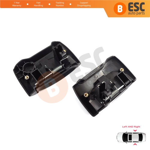 Left Right Side Sliding Door Exterior Opener Handle Black for Renault Kangoo KC Express FC Nissan Kubistar MK1 X76 8200107371 8200107372