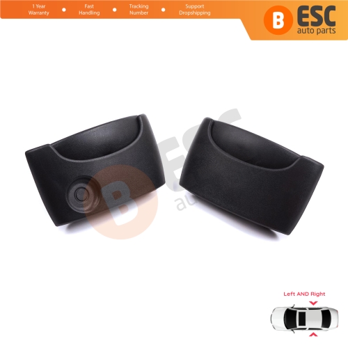 Left Right Side Sliding Door Exterior Opener Handle Black for Renault Kangoo KC Express FC Nissan Kubistar MK1 X76 8200107371 8200107372