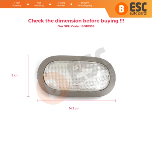 Interior Roof Light Lamp For Renault Clio MK1 MK2 Symbol Thalia Nissan Platina Quest Primastar Trafic Vivaro X83 8200543879