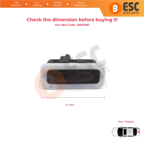 Rear Tailgate Lock Release Button for Renault Megane Scenic MK2 3 Clio MK3 MK4 Captur Laguna 3 Modus Twingo 2 8200076256
