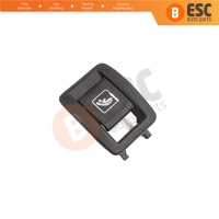 1 Piece Rear Child Seat Safety ISOFIX Slot Trim Cover Button For Renault Megane MK4 BFB B9A K9A 2015-On 4/5 Door 873E24846R