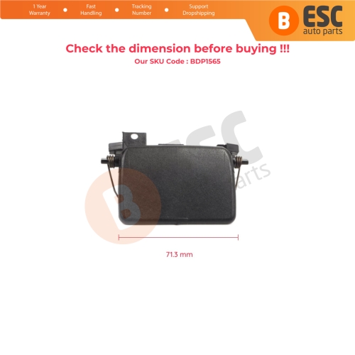 Glove Box Handle Button Opener Black for Renault Dacia Logan MK1 LS KS 2004-2008 Pre-Facelift 4/5-Door 6001548684