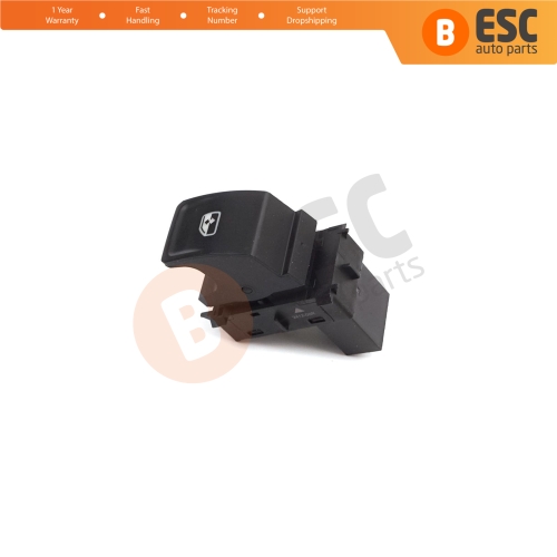 Passenger Door Window Switch Single Control Button 4 Pin for VW Crafter 2 Golf 7 Passat B8 Polo 6 Octavia 4 Superb 3 Leon 3 Ibiza 5 Ateca Audi A1 MK2 5G0959855D