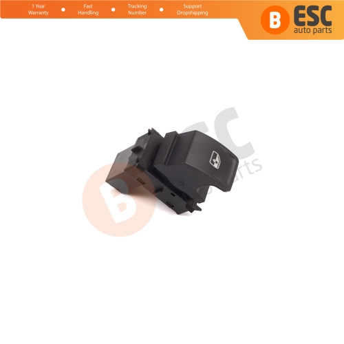 Passenger Door Window Switch Single Control Button 4 Pin for VW Crafter 2 Golf 7 Passat B8 Polo 6 Octavia 4 Superb 3 Leon 3 Ibiza 5 Ateca Audi A1 MK2 5G0959855D
