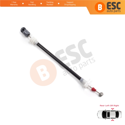 Rear Outer Door Handle Carrier Release Bowden Cable 220 mm For BMW X5 E53 2000-2006 51228243635 51228243636