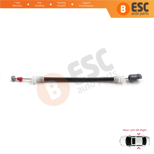 Rear Outer Door Handle Carrier Release Bowden Cable 220 mm For BMW X5 E53 2000-2006 51228243635 51228243636