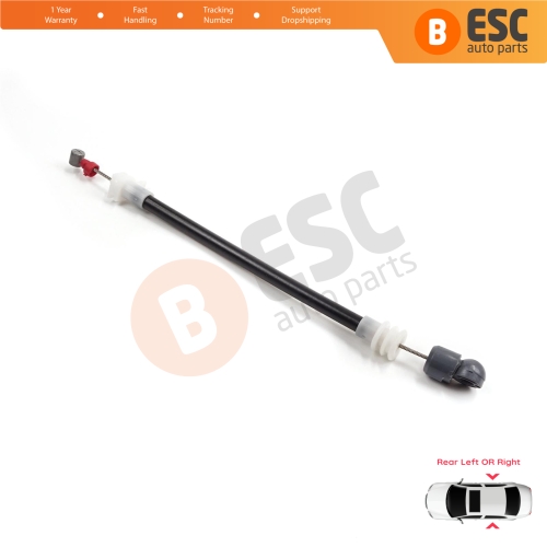 Rear Outer Door Handle Carrier Release Bowden Cable 220 mm For BMW X5 E53 2000-2006 51228243635 51228243636