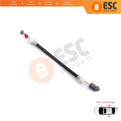 Rear Outer Door Handle Carrier Release Bowden Cable 220 mm For BMW X5 E53 2000-2006 51228243635 51228243636