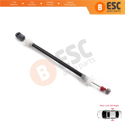 Rear Outer Door Handle Carrier Release Bowden Cable 220 mm For BMW X5 E53 2000-2006 51228243635 51228243636